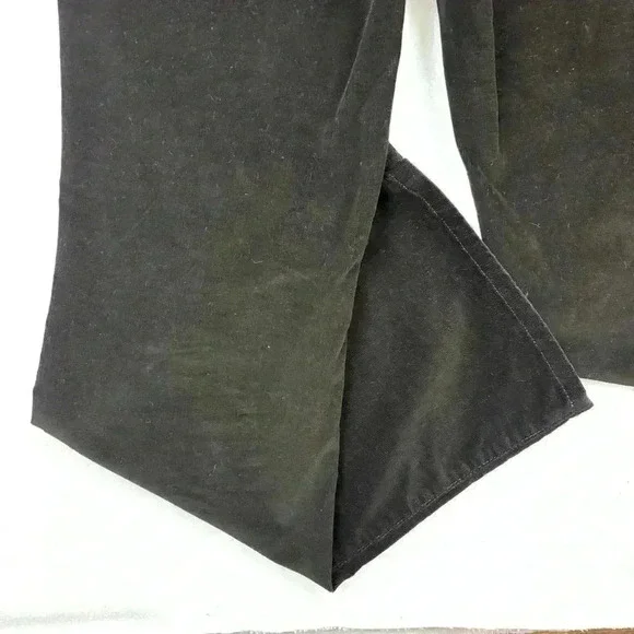 NYDJ Dark Brown “80’s” Corduroy Midrise Stretch Straight Leg Pants Size 10P - Picture 8 of 14